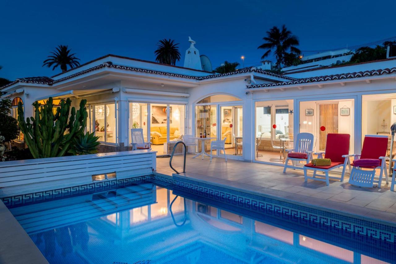 Relaxing Villa Heated Pool Luxurious Views Massage Santa Úrsula المظهر الخارجي الصورة